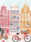 DIY 5D World Landscape Diamond Painting Kit, Diamond Art Kit, Round Diamond Art Full Diamond Cartoon Style 12 X 16 in (Romantic Castle)